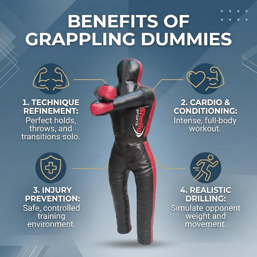 Shelly MMA Grappling Schnuller für Erwachsene, BJJ Judo Wrestling Stehposition Brazilian JIU Jitsu M