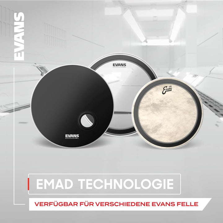 Evans BD22EMADONX Bassdrumfell Onyx mattschwarz 55,8 cm (22 Zoll) 22 inch, 22 inch