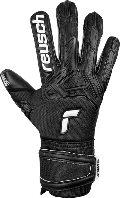 Reusch Attrakt Freegel Infinity Unisex Torwarthandschuhe mit Innennaht Schnitt und Grip Infinity Bel
