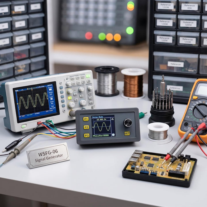 Fafeicy WSFG-06 PWM Signalgenerator Modul, 4-20mA 2-10V Impulsverstellbares Modul, Sinuswellensignal