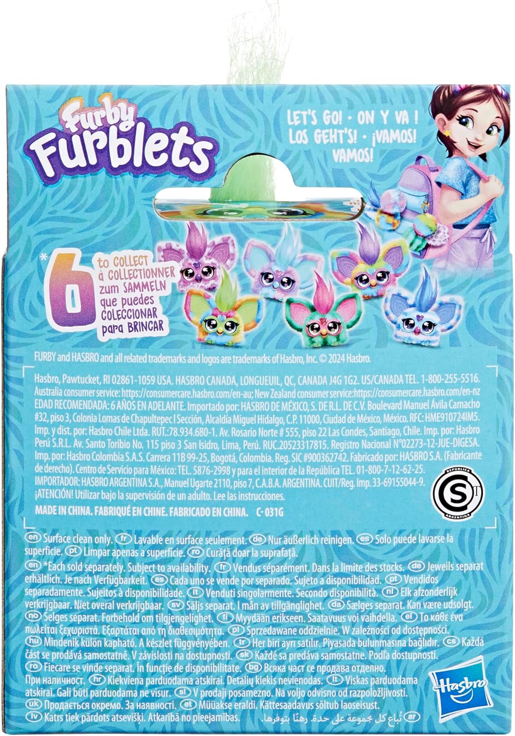 Furby Furblets Pix-Elle Mini-Freund, über 45 Geräusche, Gamer-Musik &amp; Sätze in Furbisch, Spielzeug f