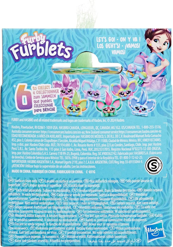 Furby Furblets Pix-Elle Mini-Freund, über 45 Geräusche, Gamer-Musik &amp; Sätze in Furbisch, Spielzeug f
