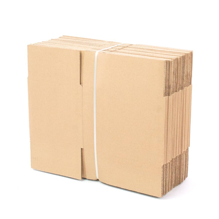 Only Boxes, Packung mit 25 Versandkartons zur Aufbewahrung von Versandkartons, einfacher Kanal, vers