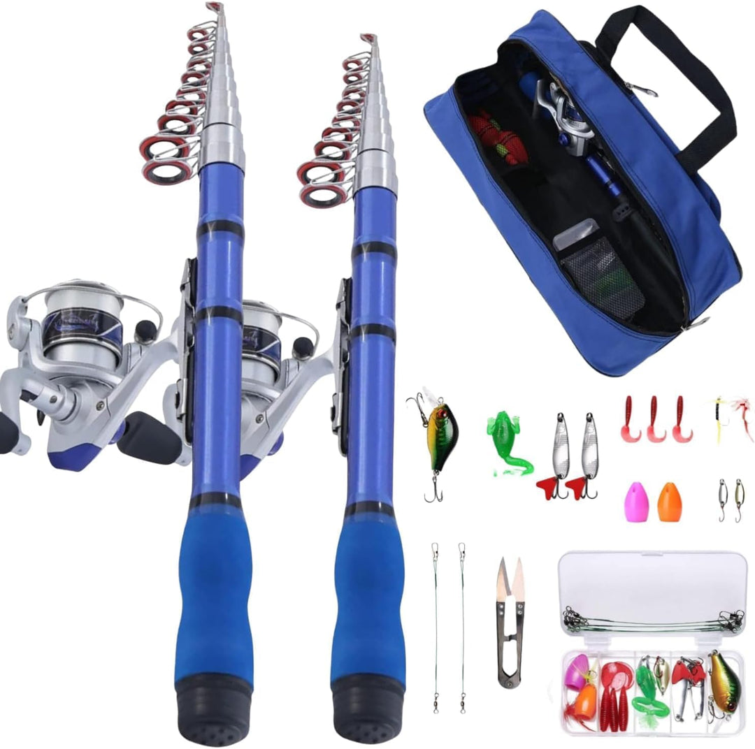 BNTTEAM Mini Spinnen Angelrute & Rolle Combos Teleskop tragbare Hand Harte 99% Kohlefaser Meer Angel