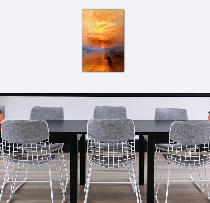 Printed Paintings Leinwand (60x80cm): William Turner - The Fighting Temeraire tugged to her Last 60x