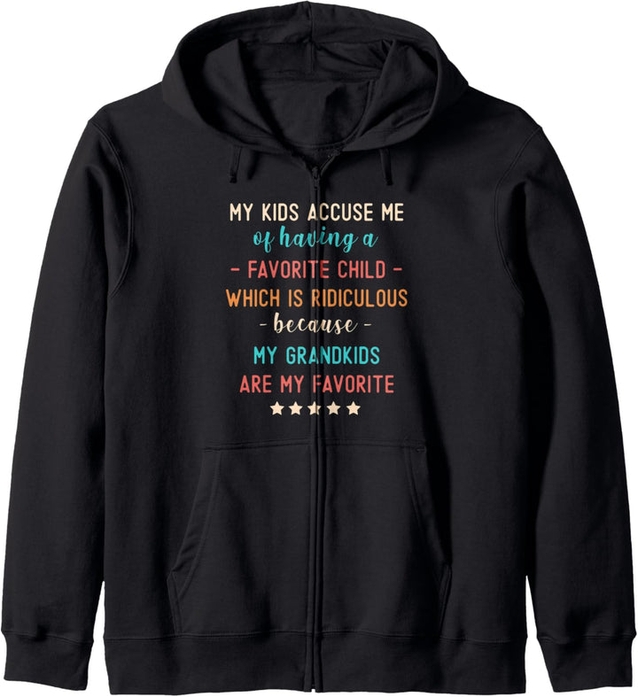 Funny Grandma My Grandkids Are My Favorite Blessed Mimi Cute Kapuzenjacke
