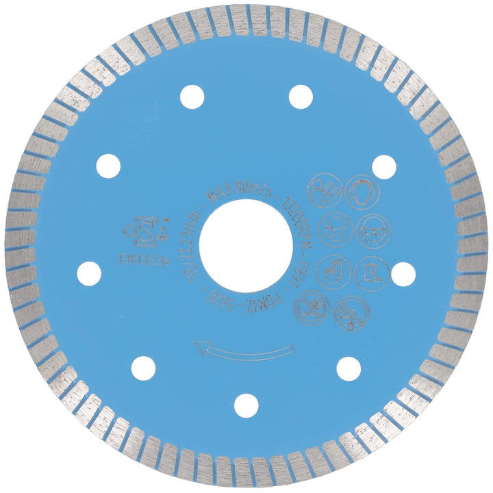 PRODIAMANT F33 Profi Diamant Trennscheibe ø 115mm für Natursteine Granit und Fliesen Bohrung 22,2mm