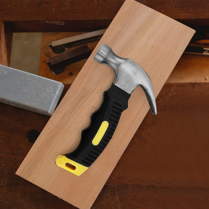 560 Stück kleine Nägel zum Aufhängen von Bildern, Sortimentsset & 325 g kleiner Hammer, Mini-Hammer-
