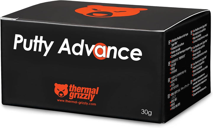 Thermal Grizzly TG Putty Advance – Elektrisch nicht leitender Wärmeleitknete für GPU-Modding und Wär