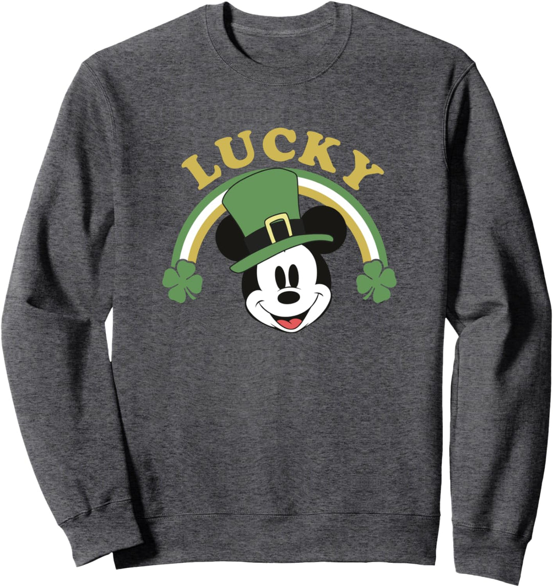 Disney Mickey And Friends St. Patrick's Tag Lucky Mickey Sweatshirt
