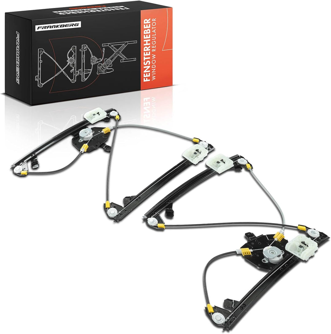 Frankberg 2x Fensterheber Elektrisch Ohne Motor Vorne Links Rechts Kompatibel mit Astra K B16 Astra