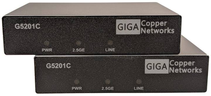 GIGA Copper - G.hn Wave2 EoC Bridge Set mit 2,5GBit LAN - Gigabit Ethernet Over Coax, Netzwerk über