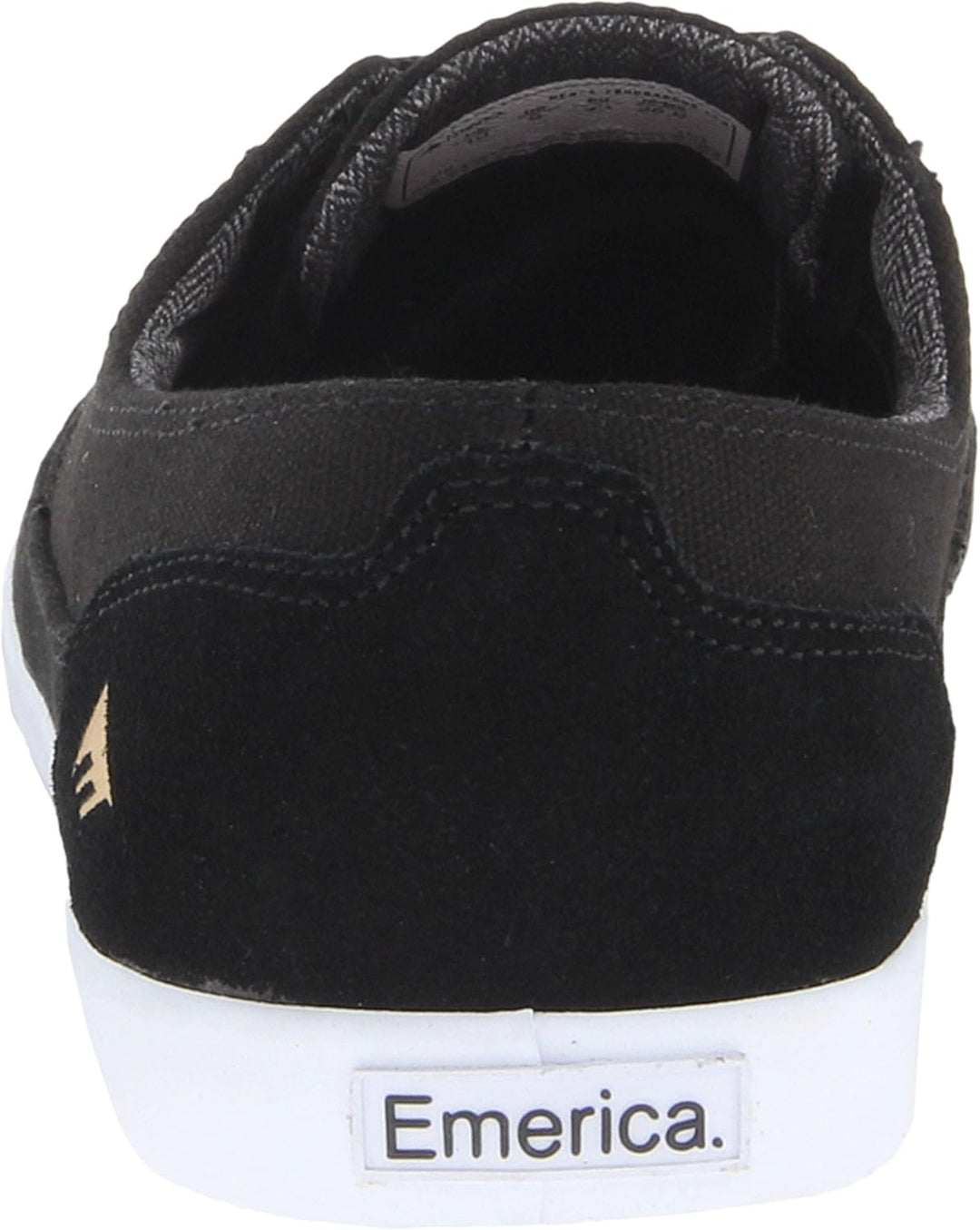 Emerica Herren The Troubadour Low Skateboardschuhe 45.5 EU Black White, 45.5 EU Black White
