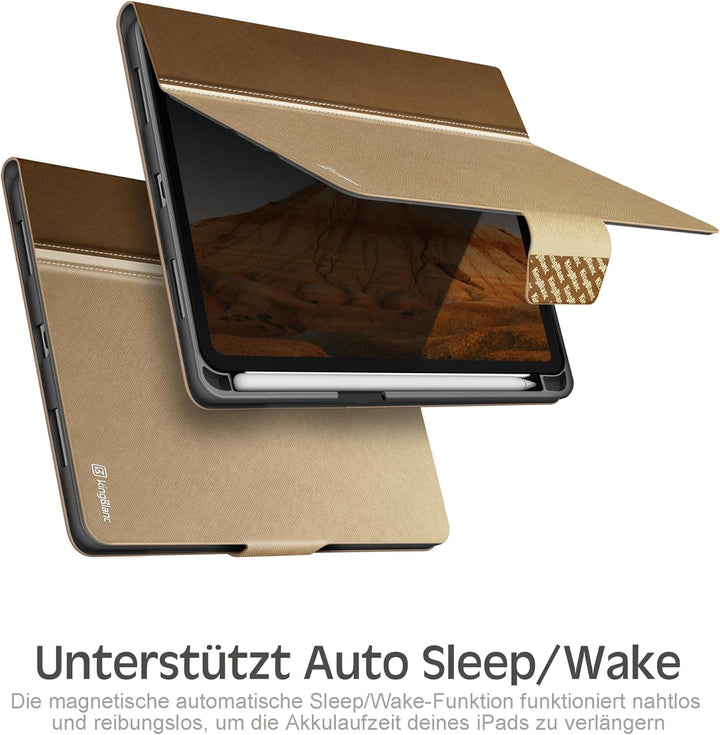 KingBlanc Hülle für iPad mini 7 (A17 Pro), iPad mini 7./6. Generation (2024/2021 8,3 Zoll) mit Penci