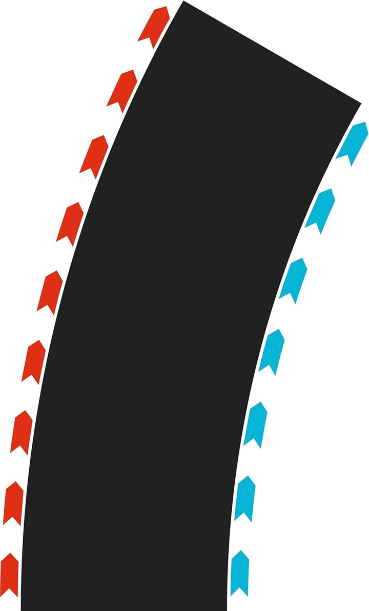 Track Pack Kurven Radius, Erweiterungsset mit 4 Teilen, 30° Eckabschnitten, 2 Rechts- und 2 Linkskur