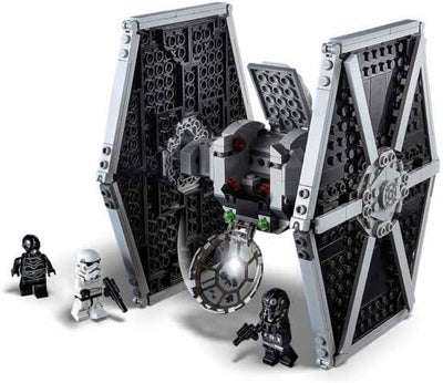 LEGO 75300 Star Wars Imperial TIE Fighter Spielzeug mit Sturmtruppler und Piloten als Minifiguren au