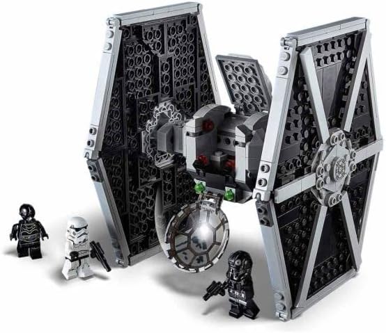 LEGO 75300 Star Wars Imperial TIE Fighter Spielzeug mit Sturmtruppler und Piloten als Minifiguren au