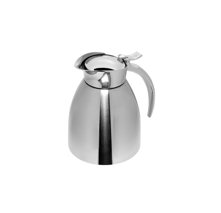 Emsa Eleganza Isolierkanne 502663 | 0,3 L Fassungsvermögen | Easy Open Verschluss | 12h heiss, 24h k