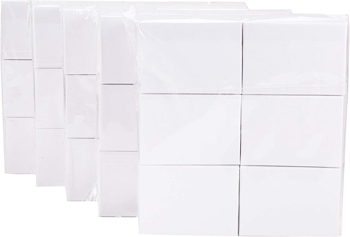 nbeads 60 Stück Weiss Karton Schmuck Box Rechteck Pappschachteln Schmuckschatulle Verpackung Box mit