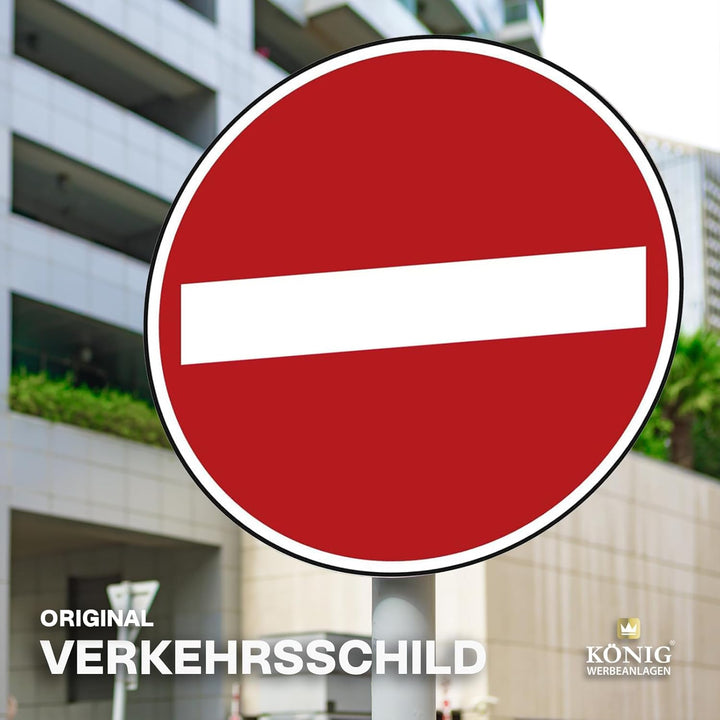 Verkehrszeichen Verbot der Einfahrt Nr. 267 | Ø 420mm, Alu 2mm, RA1 | Original Verkehrsschild nach S