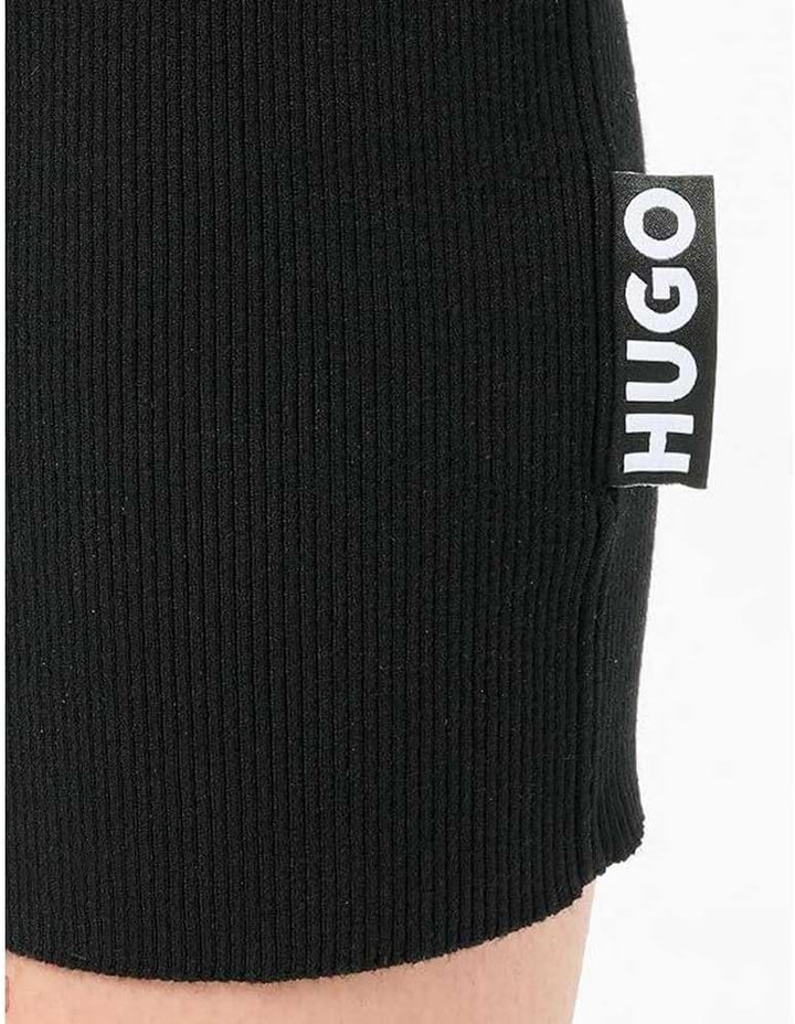 HUGO Damen Soritexa Knitted Dress S Black1, S Black1