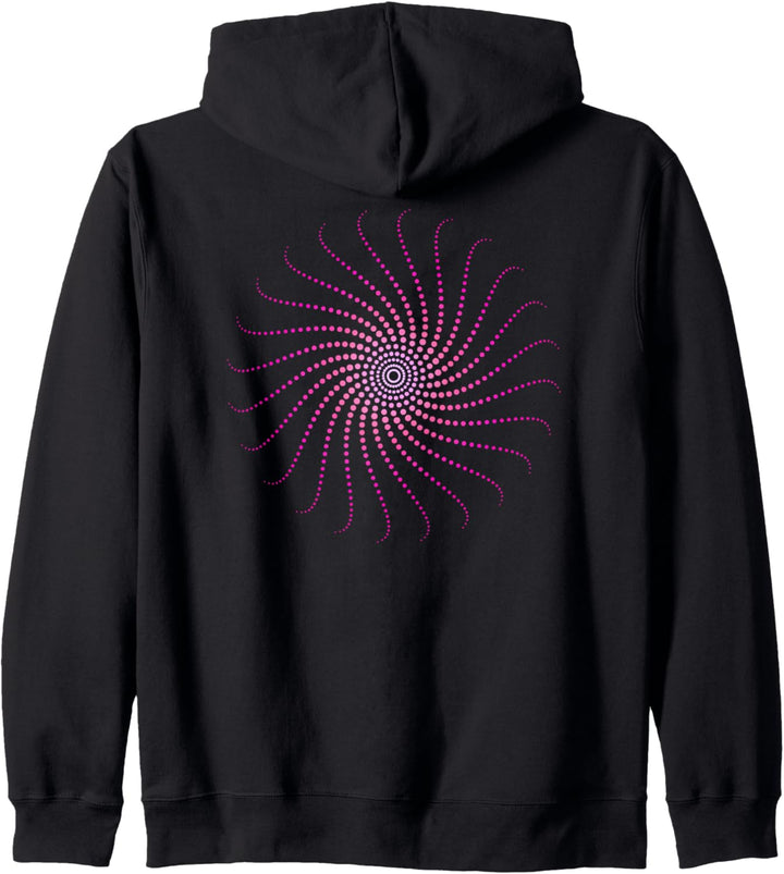 Techno Spirale, Musik, Sommer, Tanzen, Energie, Symbol Kapuzenjacke