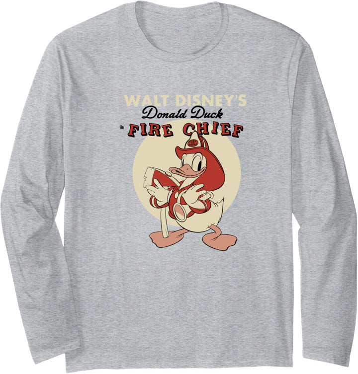 Disney Donald Duck The Fire Chief Langarmshirt