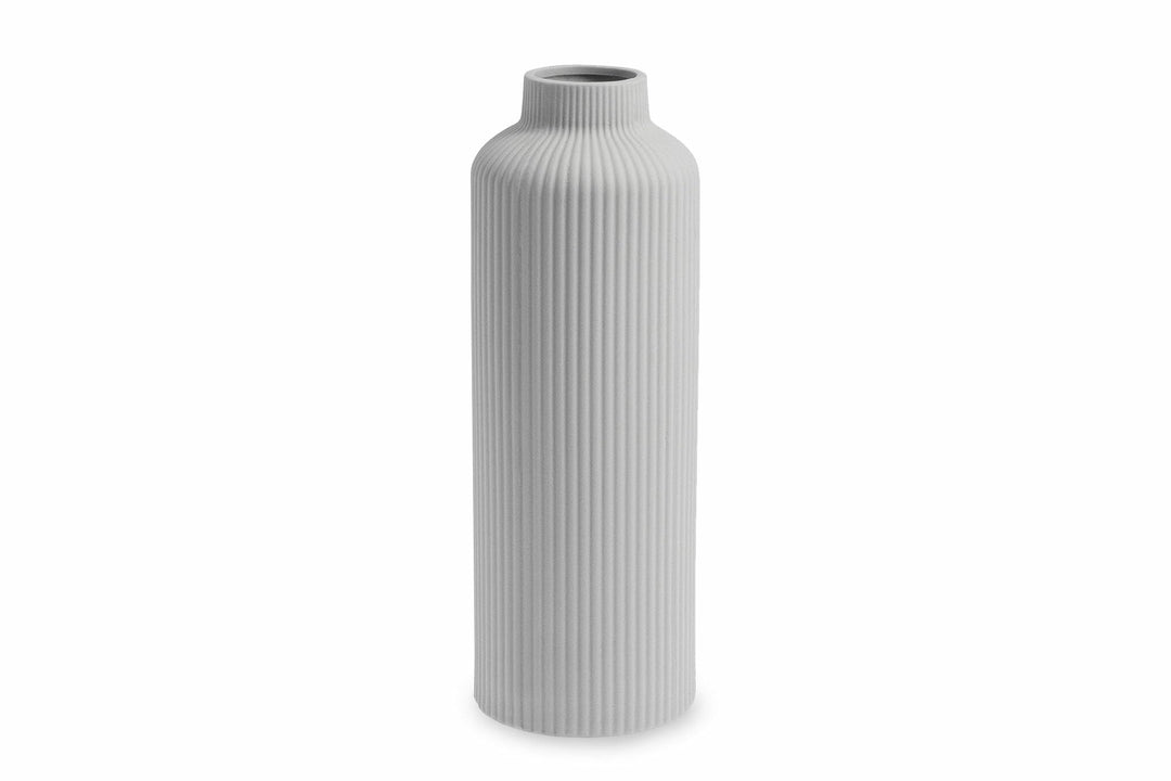ÅDALA Light Grey Ceramic vase