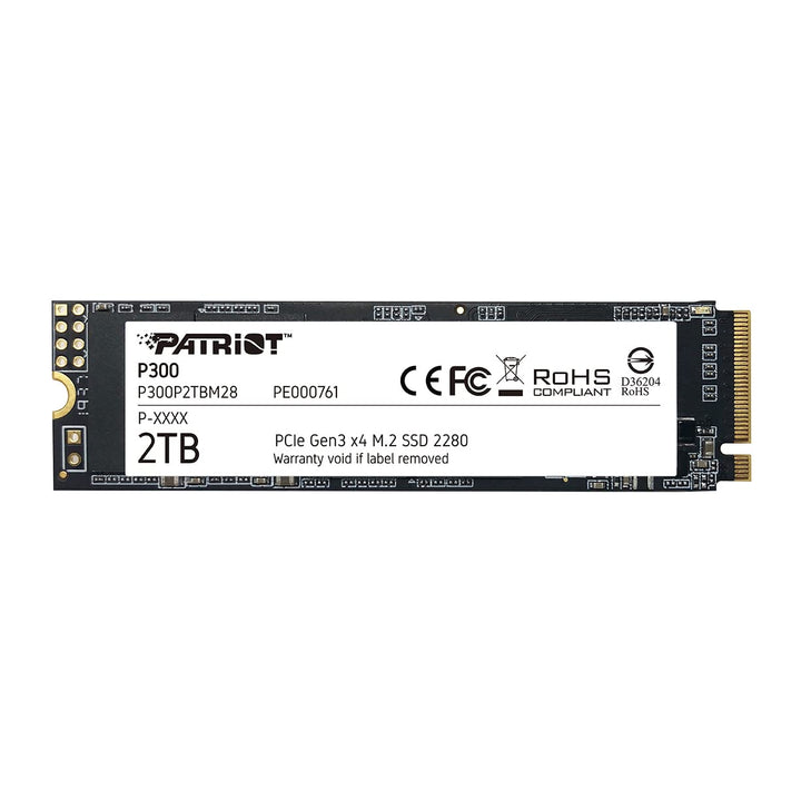 Patriot P300 M.2 PCIe Gen 3x4 2 TB SSD 2 TB Single