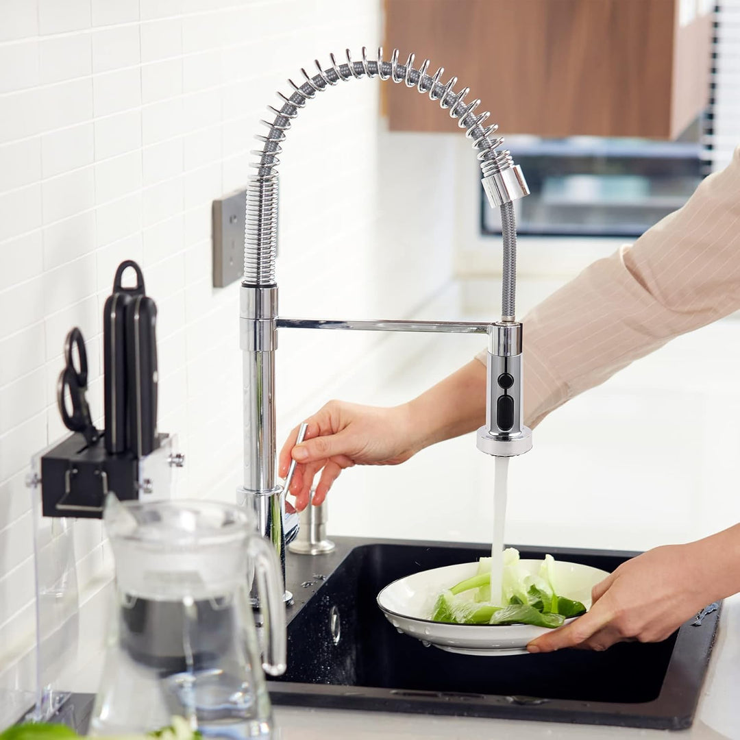 3 Modi Wasserhahn Aufsatz Pull out Brausekopf Küchenarmatur Geschirrbrause Handbrause Wassersparer f