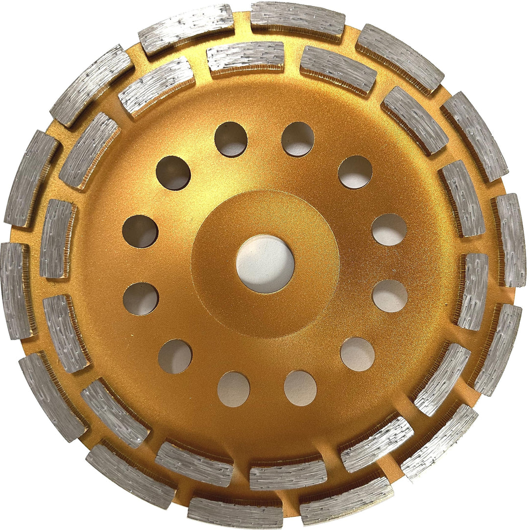 Diamantschleifteller Schleifscheiben Ø 180 mm 22.23mm Loch mit Doppel Zahn Doppel Zahn DM 180 mm, Do