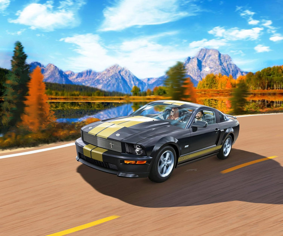 Revell REV-67665 Model Set 2006 Ford Shelby GT-H, Modellbausatz + Zubehör, 1:25/19,2 cm, 1/72