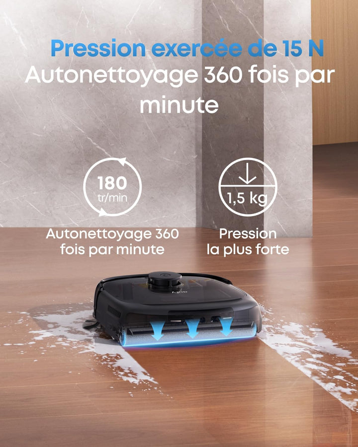 eufy Wischrolle, langlebig, waschbar, effektive Reinigung, passend für E25, E28, S1 und S1 Pro