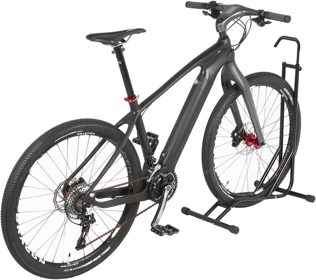 2 in 1 vertikaler + horizontaler Fahrradständer, Parkständer, Abstellständer 12-29 Zoll, für Reifenb