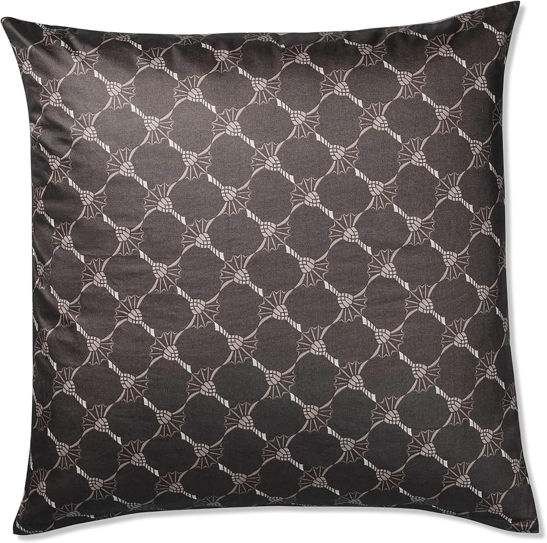 Joop! Bettwäsche Cornflower Double Shiny Black Kissenbezug einzeln 80x80 cm Kissenbezug einzeln 80x8