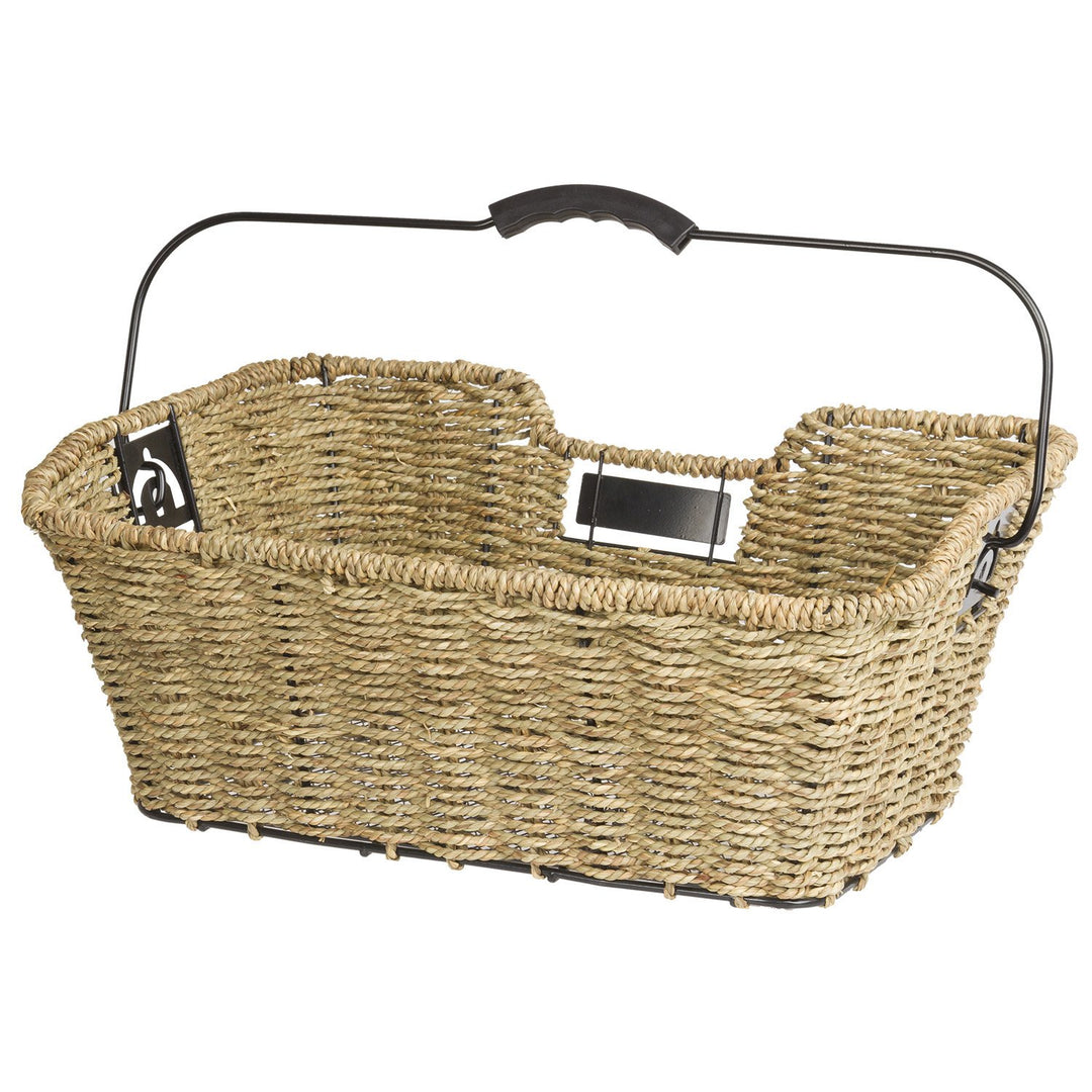 M-Wave Unisex Ocean Seegraskorb F r Den Gep cktr ger Handgemacht, Braun, 41x29.5x17/14.5 cm EU