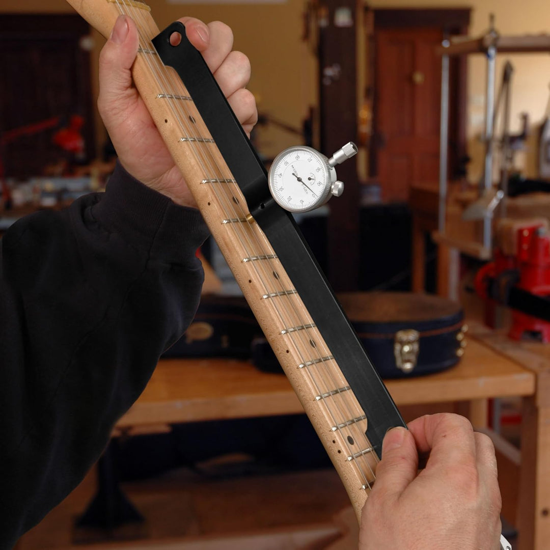 StewMac Gitarren-Halsentlastungs-Messgerät – Präzisions-Halsstab-Einstellwerkzeug – 30,5 cm mit Mess