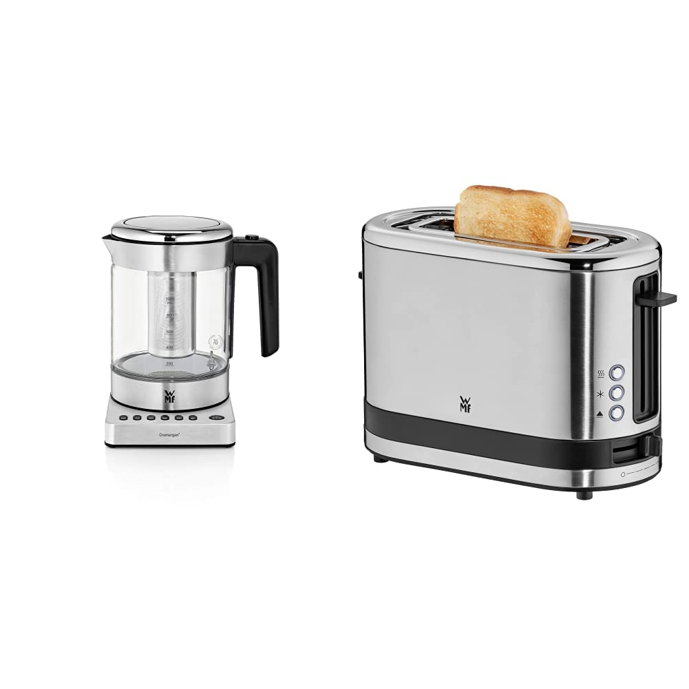 WMF Küchenminis 2 in 1 Vario Wasserkocher mit Temperatureinstellung, 1,0l, 1900 W & Küchenminis 1-Sc