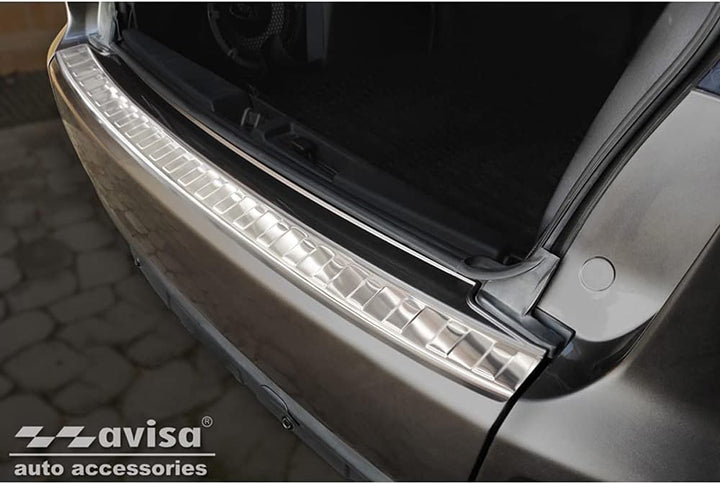 Avisa Edelstahl Heckstossstangenschutz kompatibel mit Mitsubishi Outlander II 2006-2012 / Peugeot 40