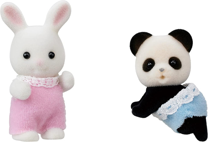 Sylvanian Families 5709 Baby's Toy Box -Snow Rabbit & Panda Babies-