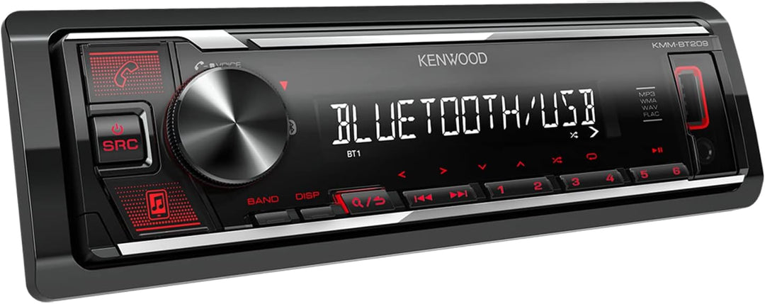 Kenwood KMM-BT209 | Bluetooth / MP3 / USB/Short Body | Autoradio