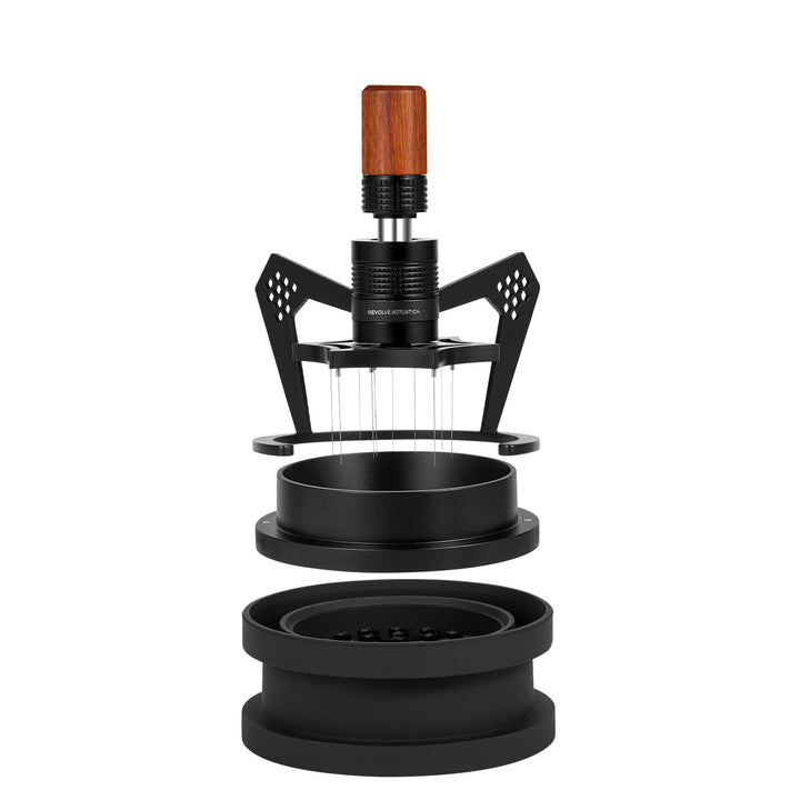 IKAPE Mantis WDT Distribution Tool, 51MM Espresso Rührer Distribution Tool für Barista - 8 Nadel Esp