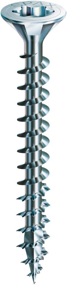 SPAX Universalschraube, 4,5 x 20 mm, 1000 Stück, Kreuzschlitz Z2, Senkkopf, Vollgewinde, 4CUT, WIROX