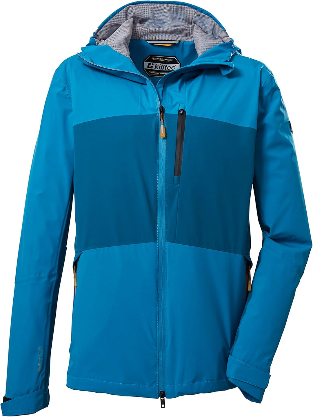 Killtec Herren Kos 31 Mn Jckt Funktionsjacke/Outdoorjacke mit Kapuze und Unterarmventilation L dunke