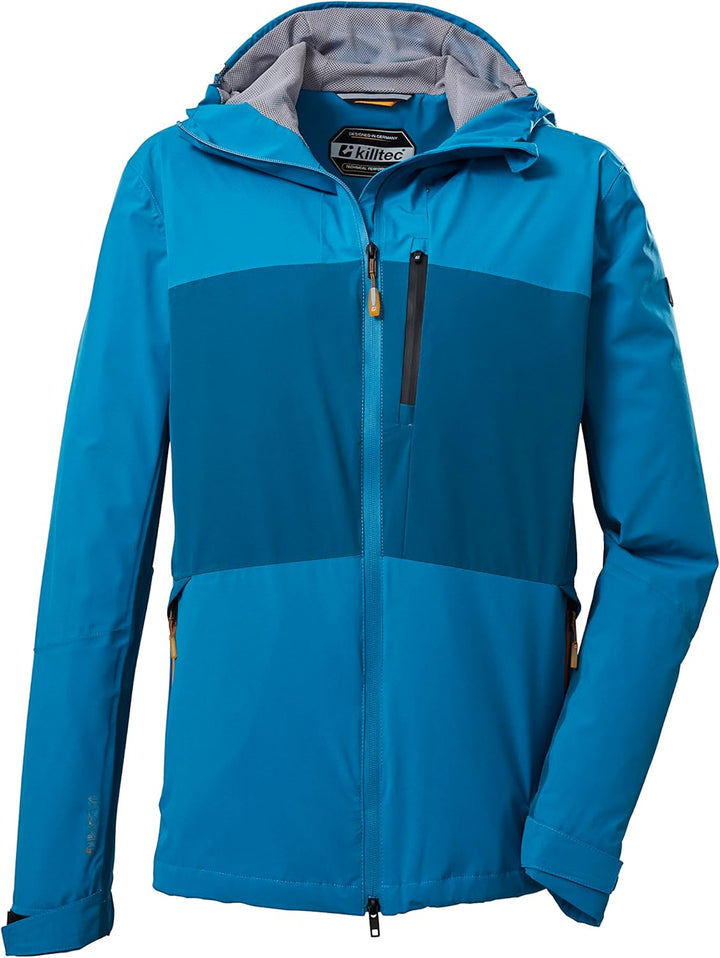 Killtec Herren Kos 31 Mn Jckt Funktionsjacke/Outdoorjacke mit Kapuze und Unterarmventilation L dunke