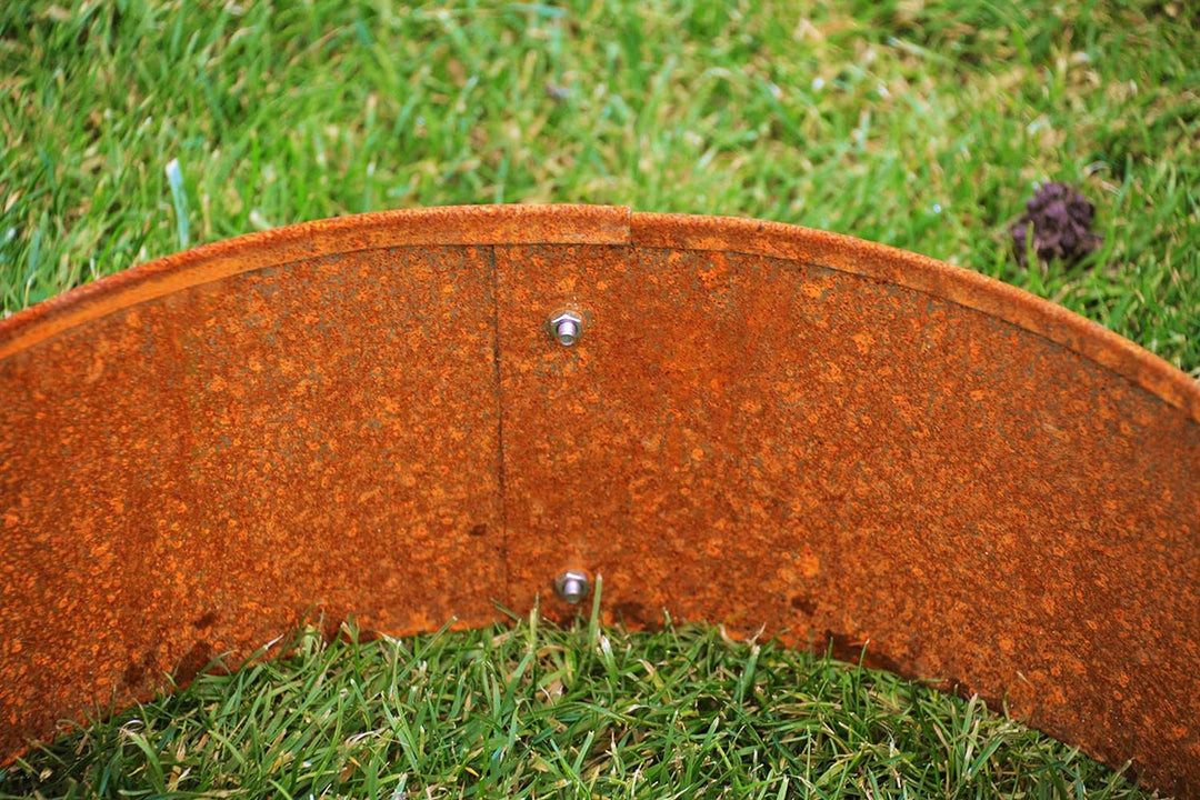 Rasenkanten Baumring Corten Kreis Ø 75 cm x 24 cm Edelrost - 1er Set