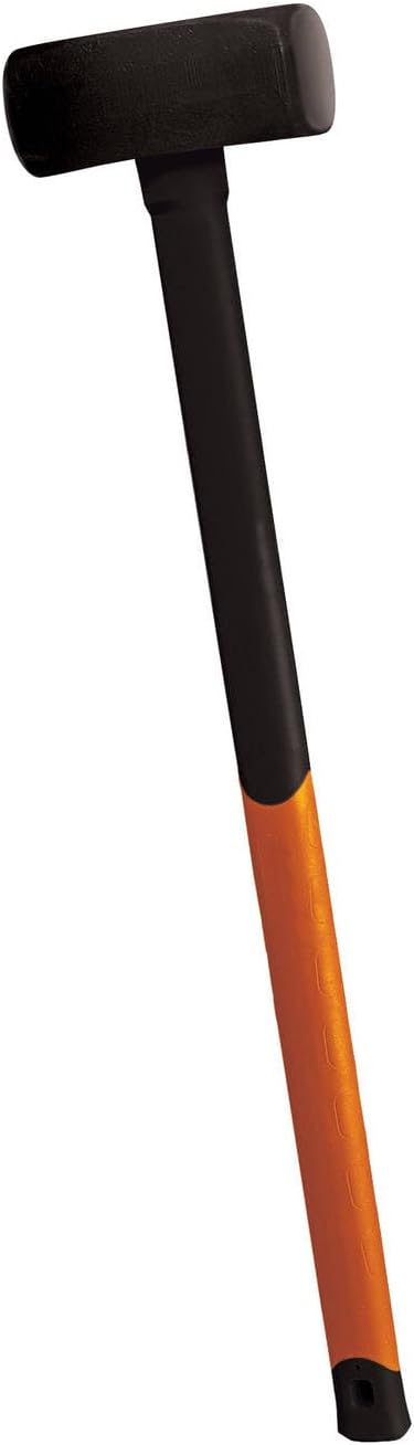 Fiskars Vorschlaghammer, Gewicht: 3,9 kg, Karbonstahl (geschmiedet), Schwarz/Orange, L, 1001619 L Si