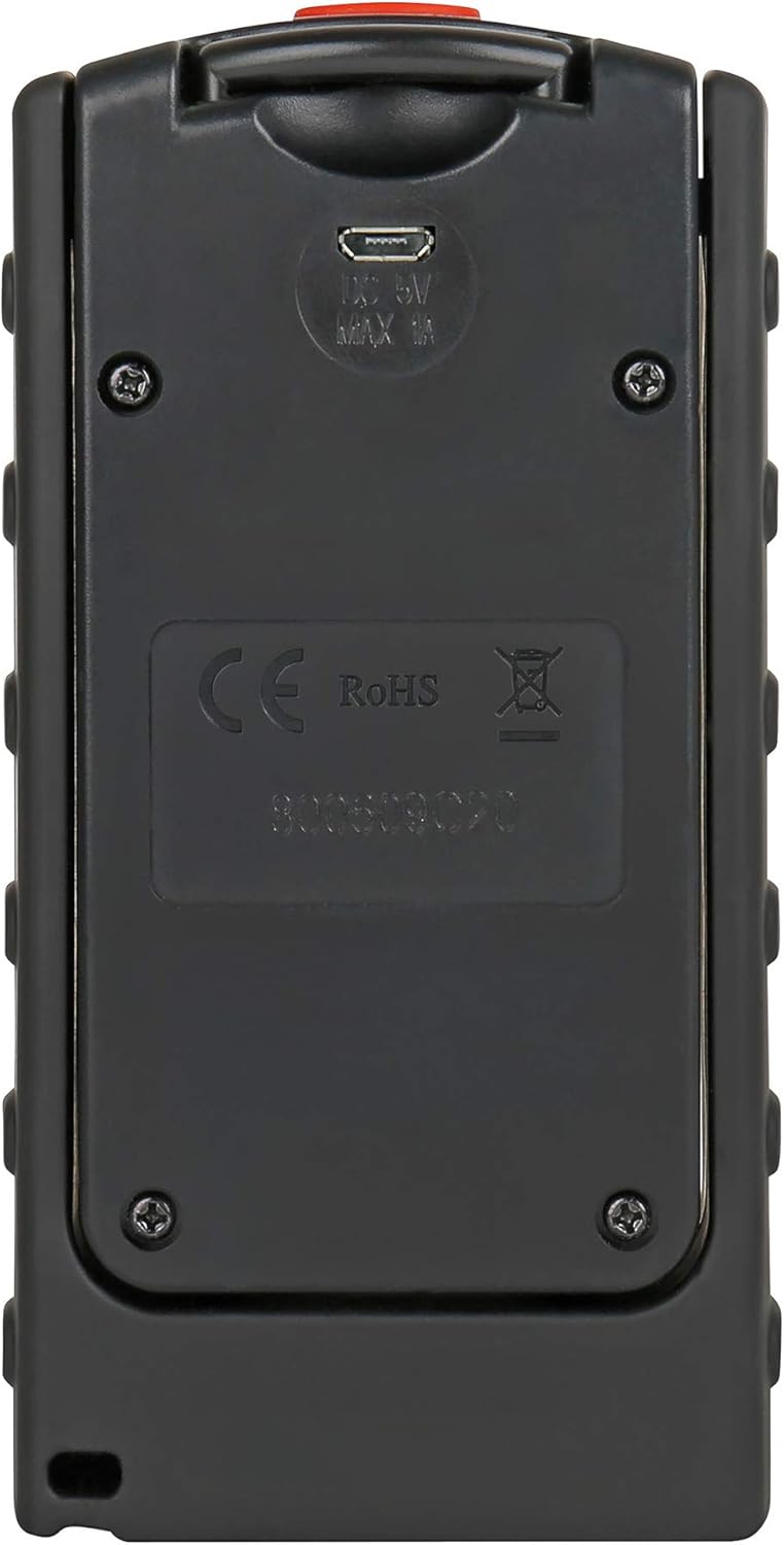 STIER Akku LED Werkstattleuchte, 250 Lumen, einer Leuchtdauer von 2,5 Stunden, 360° drehbarem Haken