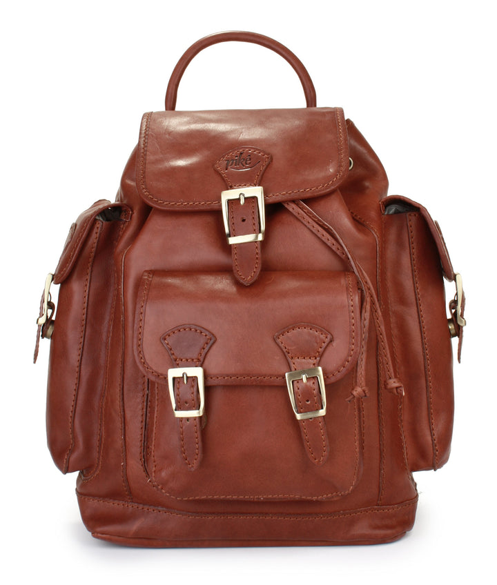 piké Rucksack ADONIA Echt Leder braun Herren, Damen - 003304