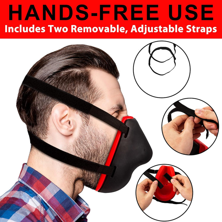 Tilcare Voice Dampener Vocal Dampener Maske für Sänger, Stressabbau - Schrei-Maske zum Aufwärmen der